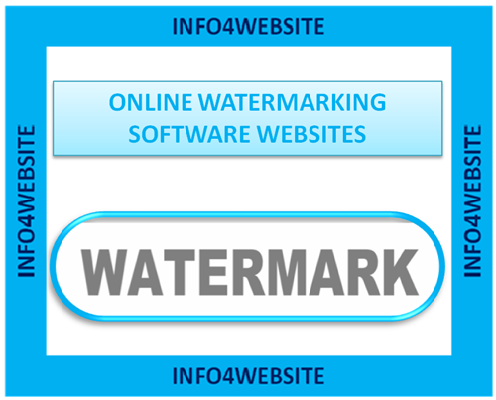 ONLINE WATERMARKING SOFTWARE WEBSITES