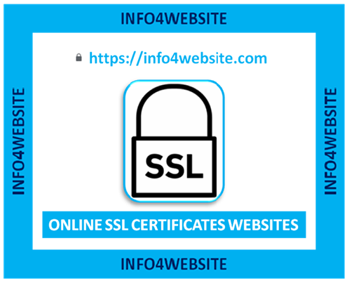 ONLINE SSL CERTIFICATES WEBSITES